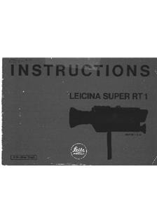 Leica Leicina Super RT 1 manual. Camera Instructions.